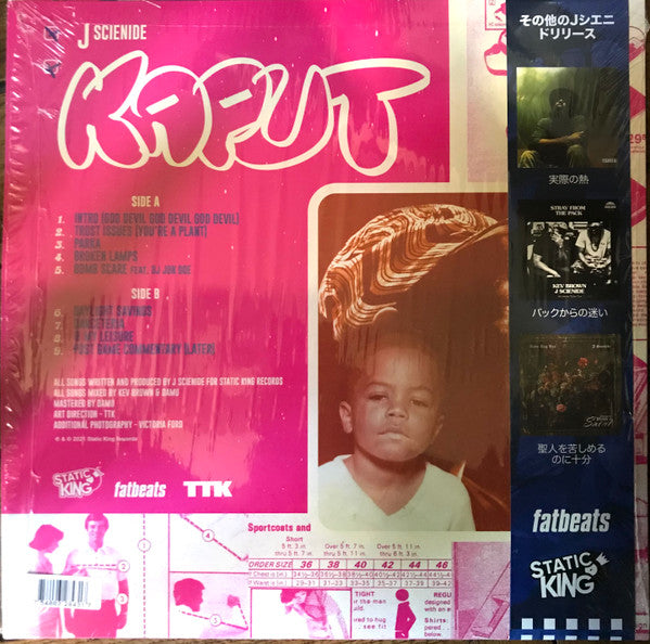 J Scienide* : Kaput (LP, Album, OBI)