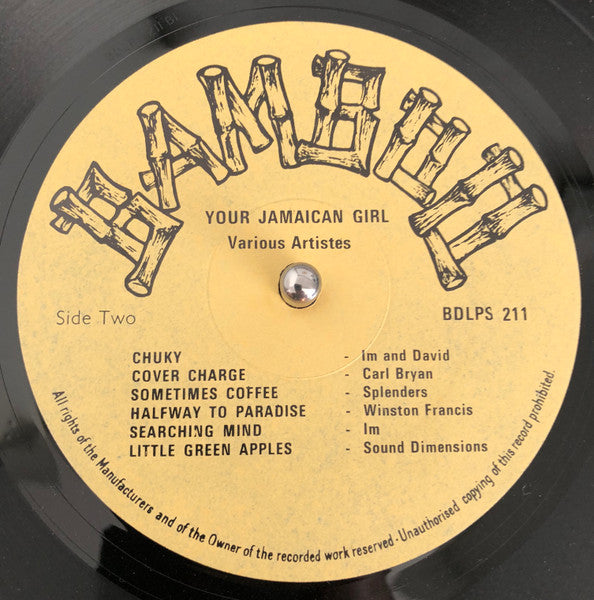 Various : Your Jamaican Girl (LP, Comp)