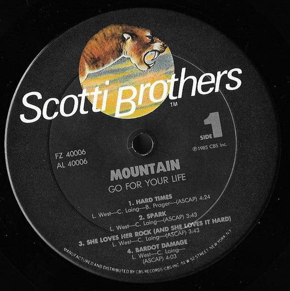 Mountain : Go For Your Life (LP, Album)