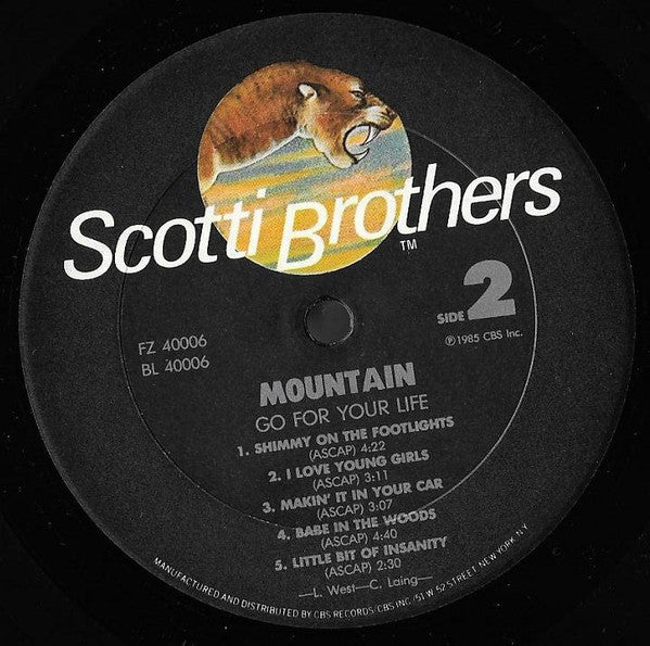Mountain : Go For Your Life (LP, Album)