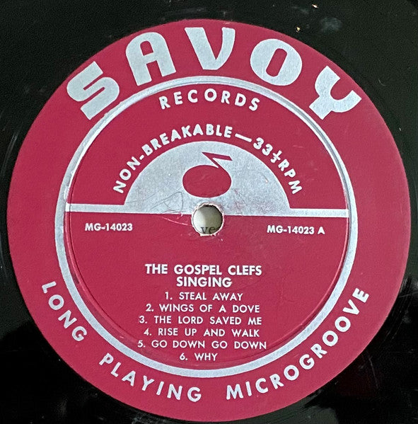 The Gospel Clefs : The Gospel Clefs Singing (LP, Comp, RE, Mar)