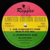 Eli Emmanuel : Jah Judgement Come (12", Ltd)