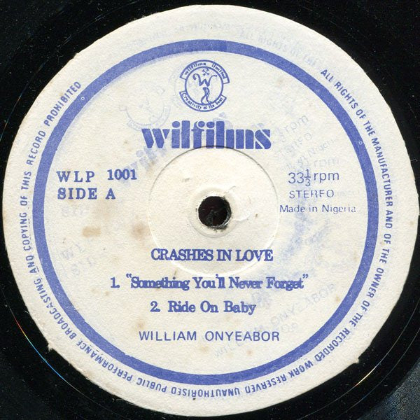 William Onyeabor : Crashes In Love (LP, Album)