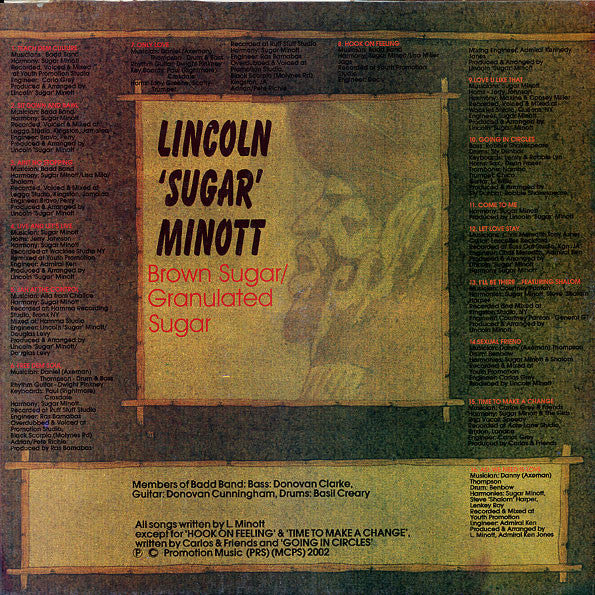 Sugar Minott : Brown Sugar - Granulated Sugar (LP, Album)