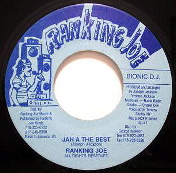 Ranking Joe : Jah A The Best (7")