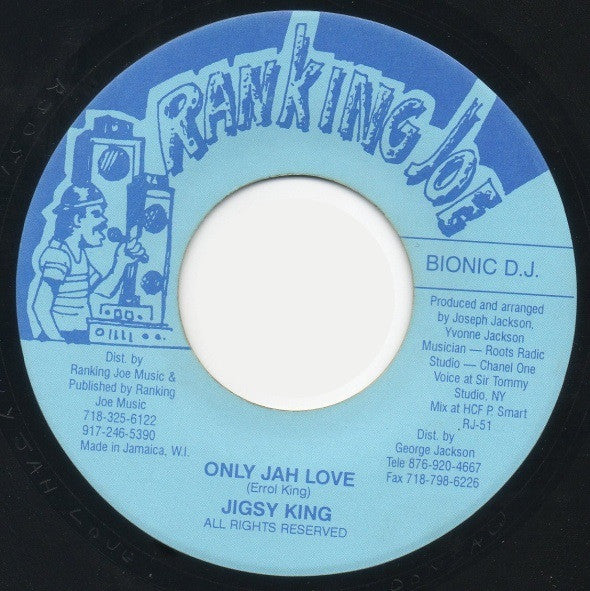 Jigsy King : Only Jah Love (7")