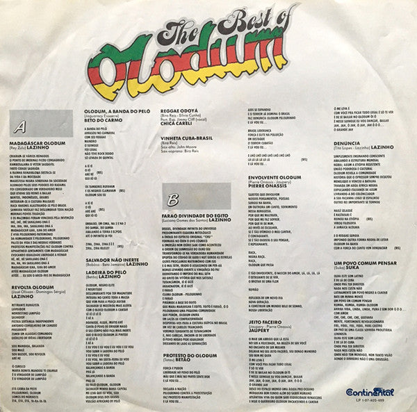 Olodum : The Best Of Olodum (LP, Comp)