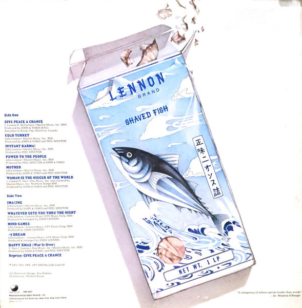 Lennon*, Plastic Ono Band* : Shaved Fish (LP, Comp, RE, Win)