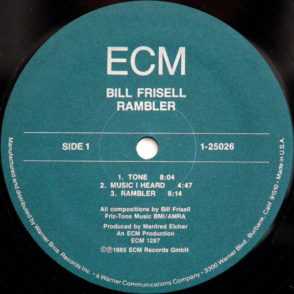 Bill Frisell : Rambler (LP, Album)