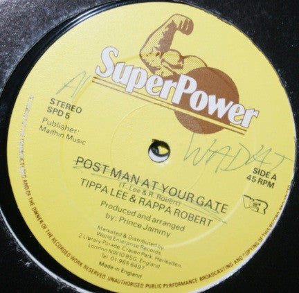 Tippa Lee & Rappa Robert : Post Man At Your Gate (12")