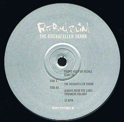 Fatboy Slim : The Rockafeller Skank (12", Promo)