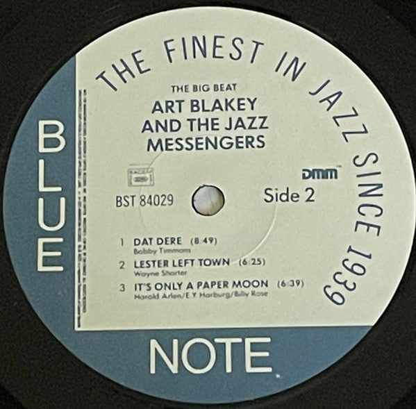 Art Blakey & The Jazz Messengers : The Big Beat (LP, Album, RE, RM)