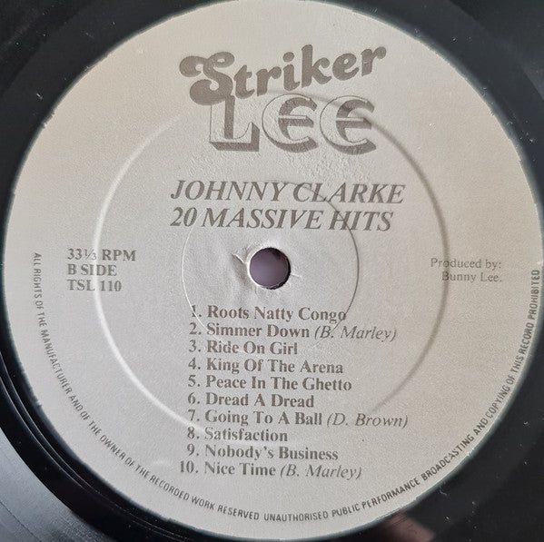 Johnny Clarke : 20 Massive Hits (LP, Comp)