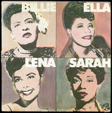 Billie Holiday, Ella Fitzgerald, Lena Horne, Sarah Vaughan : Billie, Ella, Lena, Sarah! (LP, Comp, Mono, RE)