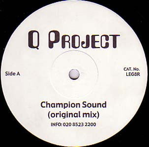 Q Project : Champion Sound / Night Moves (12", RE)