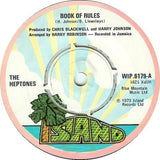The Heptones : Book Of Rules (7", Pus)