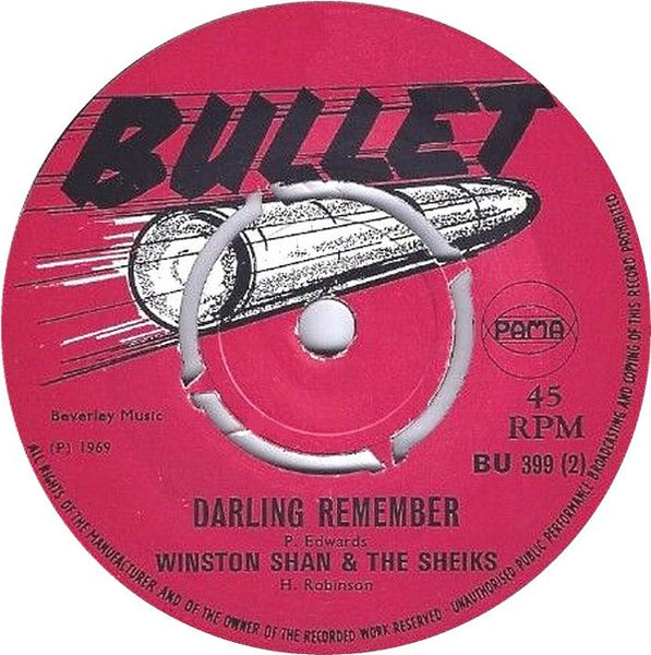 Winston Shand And The Sheiks : Throw Me Corn / Darling Remember (7", Single)