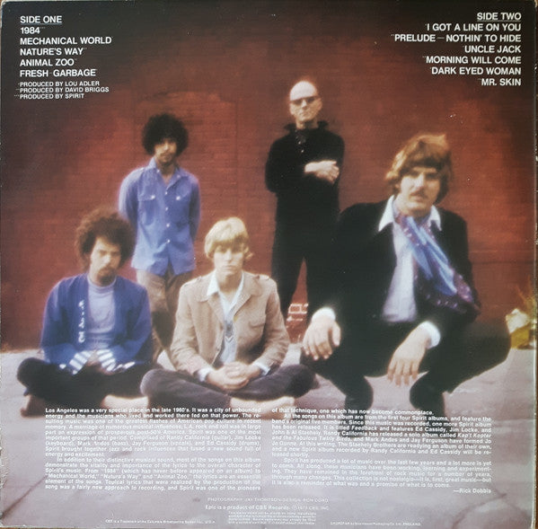 Spirit (8) : The Best Of Spirit (LP, Comp)