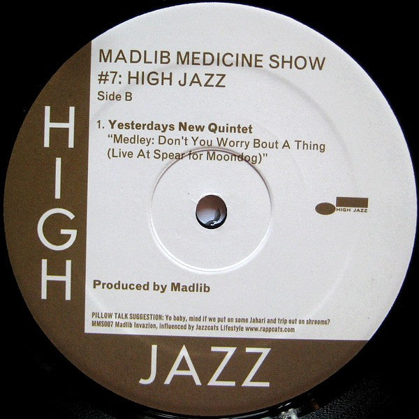 Madlib : High Jazz (2xLP, Album + 12" + Ltd, Num)