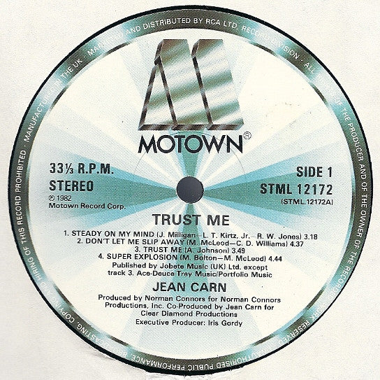 Jean Carn : Trust Me (LP, Album)