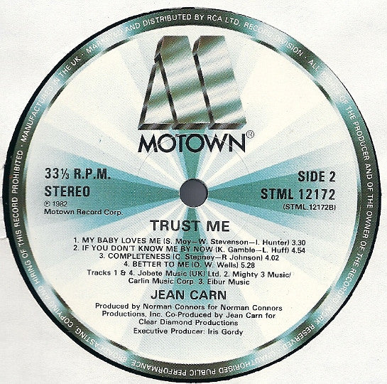 Jean Carn : Trust Me (LP, Album)
