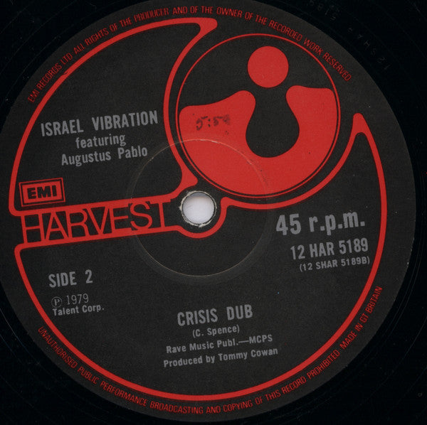 Israel Vibration : Crisis (12")