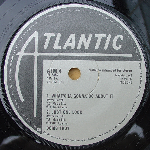Doris Troy / Sharon Tandy : What'cha Gonna Do About It / Just One Look / Hold On / Stay With Me (Baby) (7", EP, Comp)
