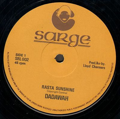 Dadawah : Rasta Sunshine (12")