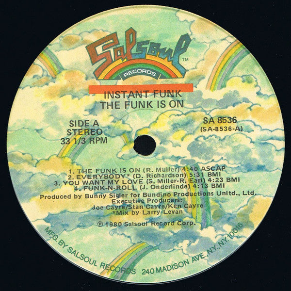 Instant Funk : The Funk Is On (LP, Album)