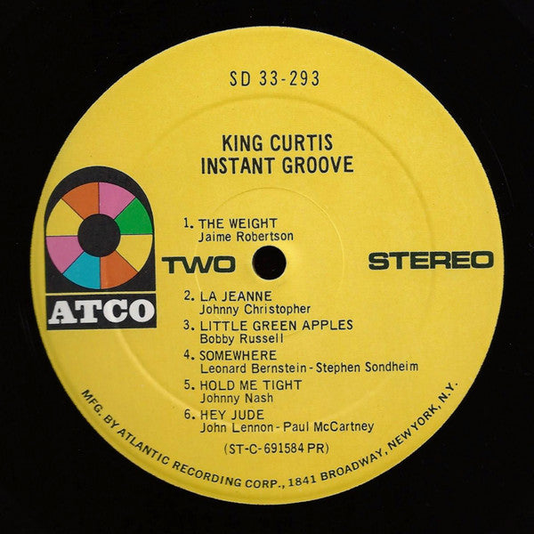 King Curtis : Instant Groove (LP, Album, PR ) | Rook Records
