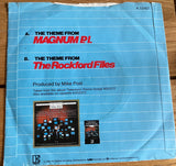 Mike Post : The Theme From Magnum P.I. / The Theme From The Rockford Files (7")