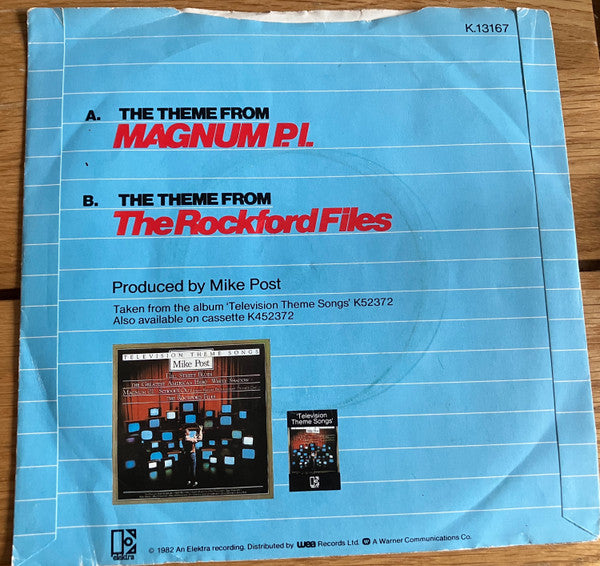 Mike Post : The Theme From Magnum P.I. / The Theme From The Rockford Files (7")