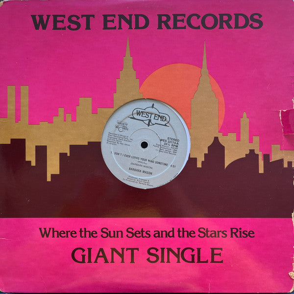 Barbara Mason : Don't I Ever Cross Your Mind Sometime (12")