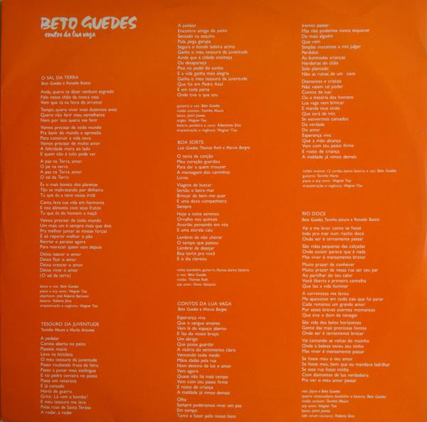 Beto Guedes : Contos Da Lua Vaga (LP, Album)