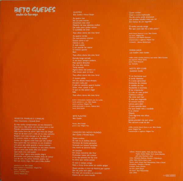 Beto Guedes : Contos Da Lua Vaga (LP, Album)