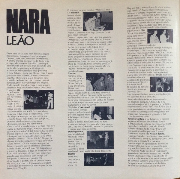 Nara Leão : Os Meus Amigos São Um Barato (LP, Album)