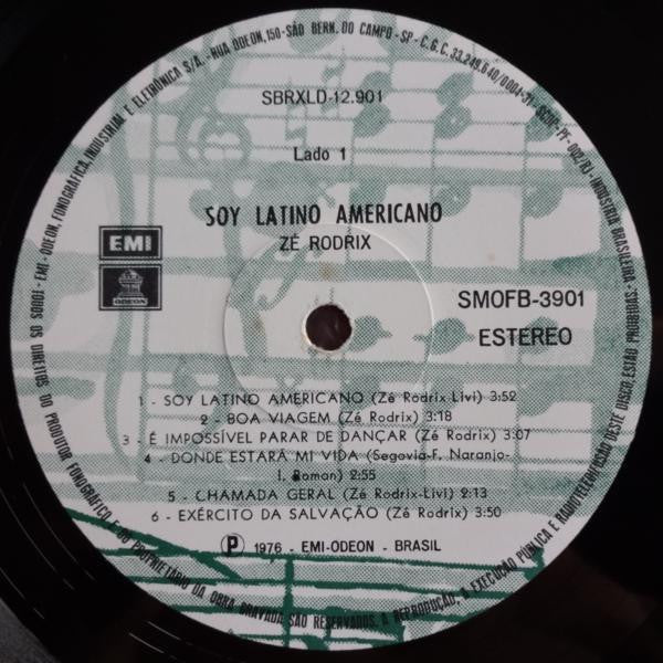 Zé Rodrix : Soy Latino Americano (LP, Album)