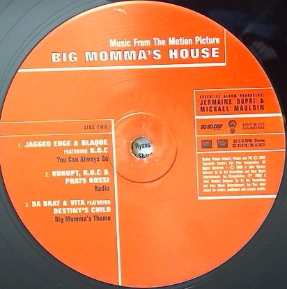 Various : Big Momma's House (Music From The Motion Picture) (2xLP, Comp)