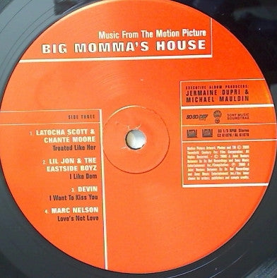 Various : Big Momma's House (Music From The Motion Picture) (2xLP, Comp)