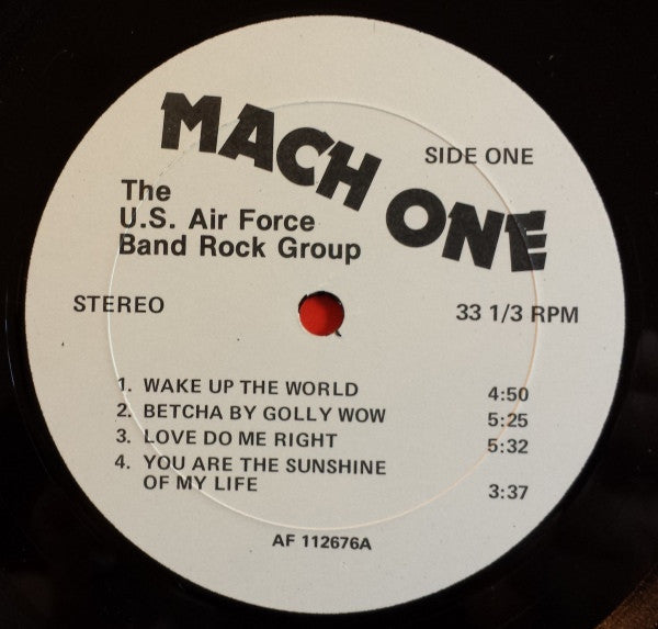 The U.S. Air Force Band Rock Group : Mach One (LP, Album, Promo)