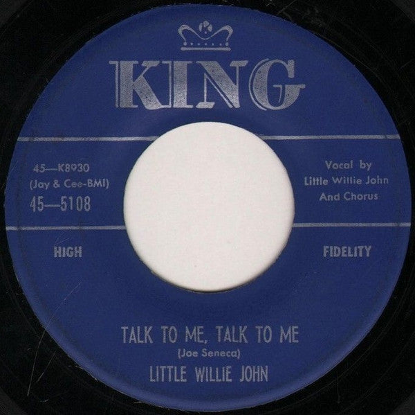 Little Willie John : Talk To Me, Talk To Me / Spasms (7", Single)