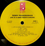 Teddy Pendergrass : Life Is A Song Worth Singing (LP, Album, Pit)