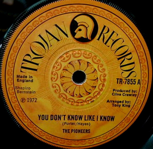 The Pioneers : You Don't Know Like I Know (7", Single, Sol)