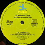 Sonny Rollins : Saxophone Colossus (LP, Album, Mono, RE, RM)
