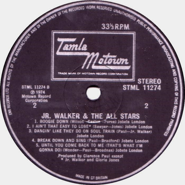 Junior Walker & The All Stars : Jr. Walker & The All Stars (LP, Album)