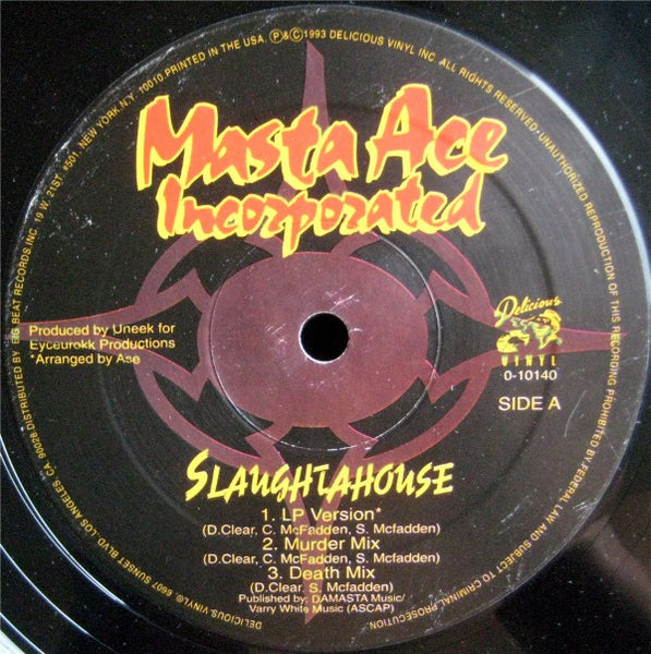Masta Ace Incorporated Starring: MC Negro & The Ignorant MC : Slaughtahouse (12", Maxi)
