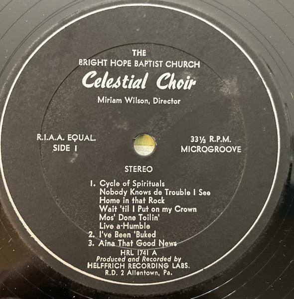 The Bright Hope Celestial Choir, The Men Of Rose Valley : Big Sing For Get Set Day Care (LP)