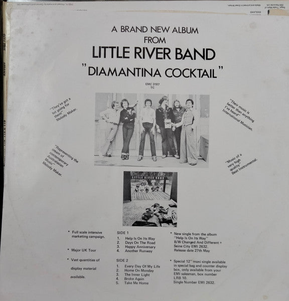 Little River Band : Diamantina Cocktail  (LP, Promo, W/Lbl)