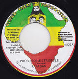 Papa San : Poor People Struggle (7")