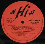 Al Green : Al Green Gets Next To You (LP, Album, RE)